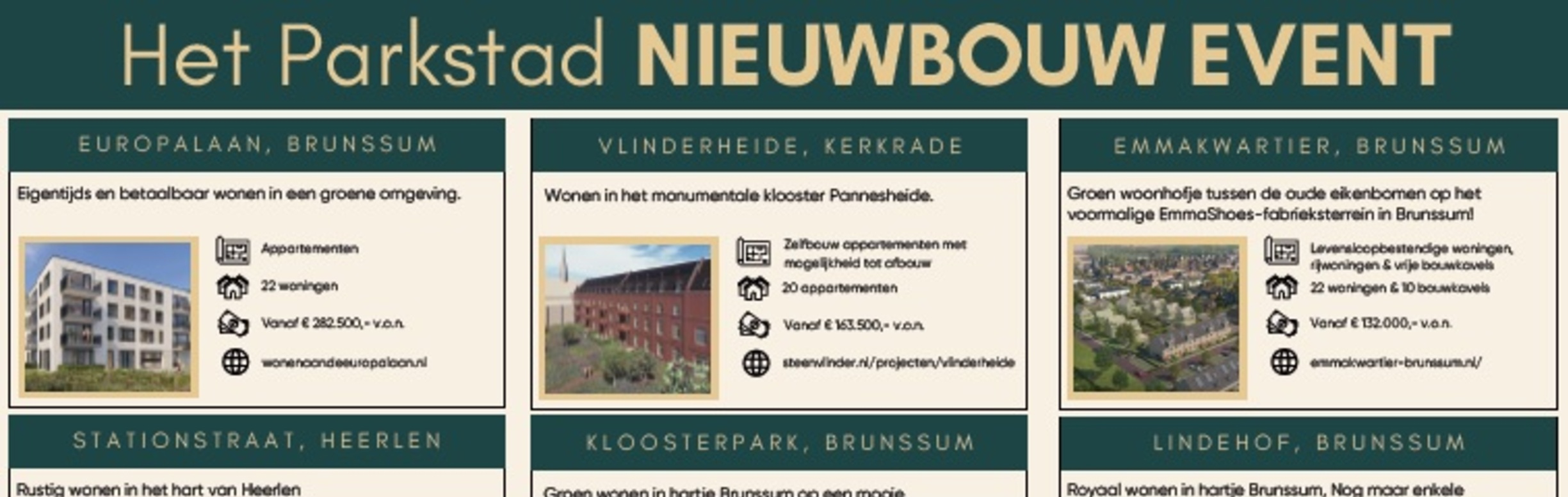 Ontdek jouw toekomstig thuis tijdens het Nieuwbouwevent Parkstad!