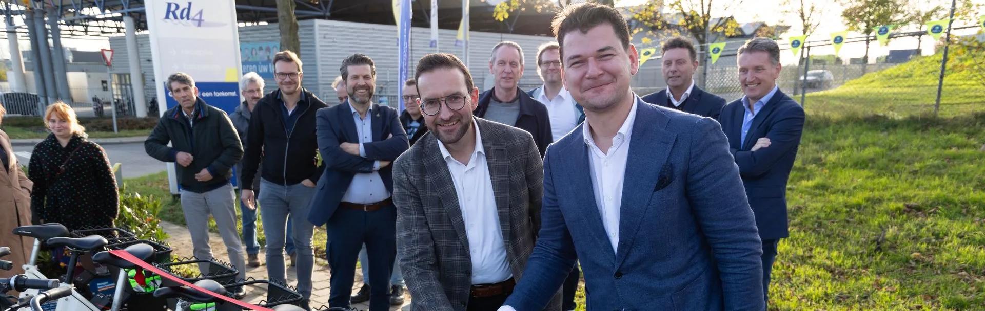 Vijf nieuwe Velocity e-bike deelstations op bedrijventerreinen